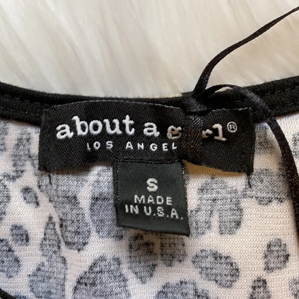 About A Girl • Leopard Print Lace Waist Fit & Flare Dress